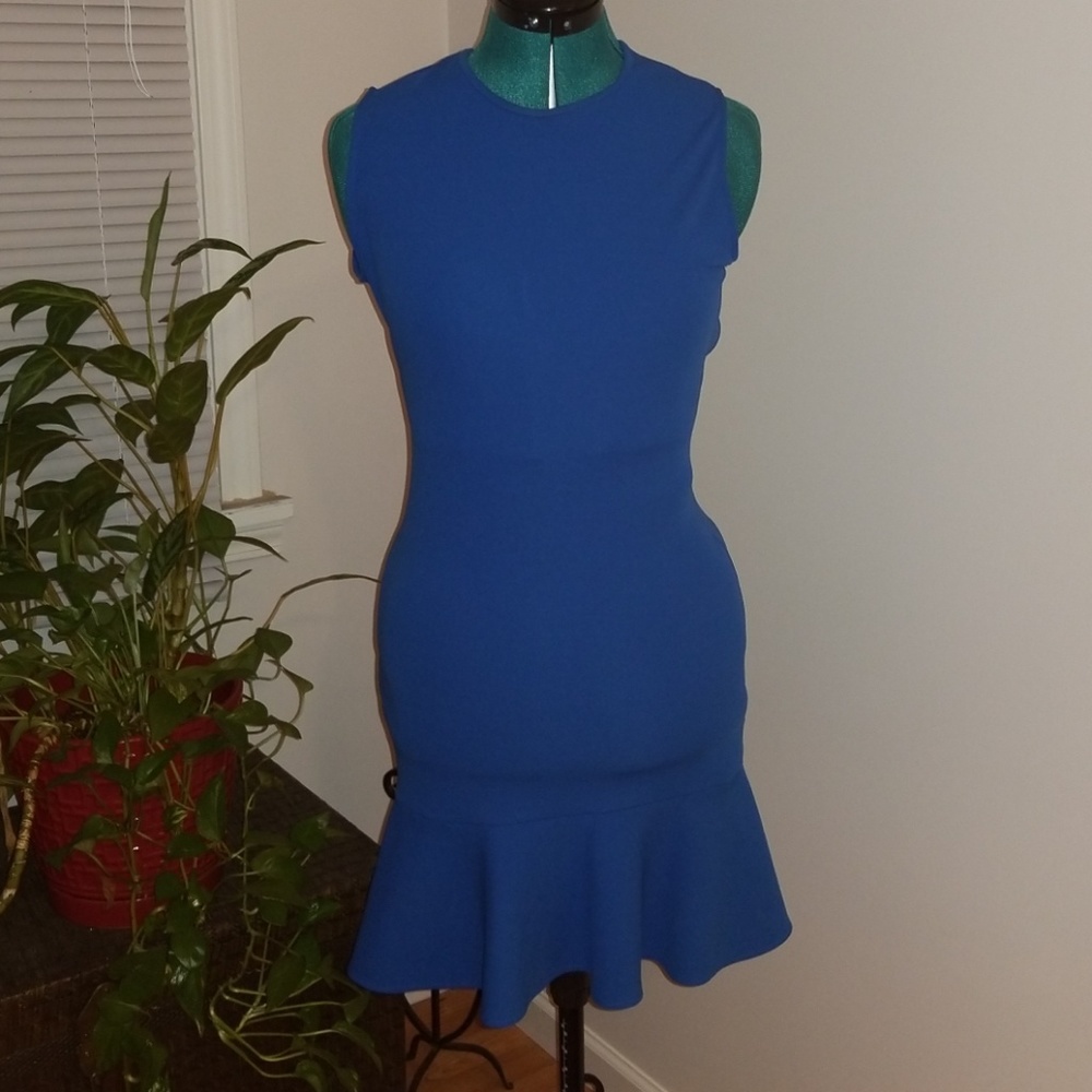 Royal Blue blackless dress